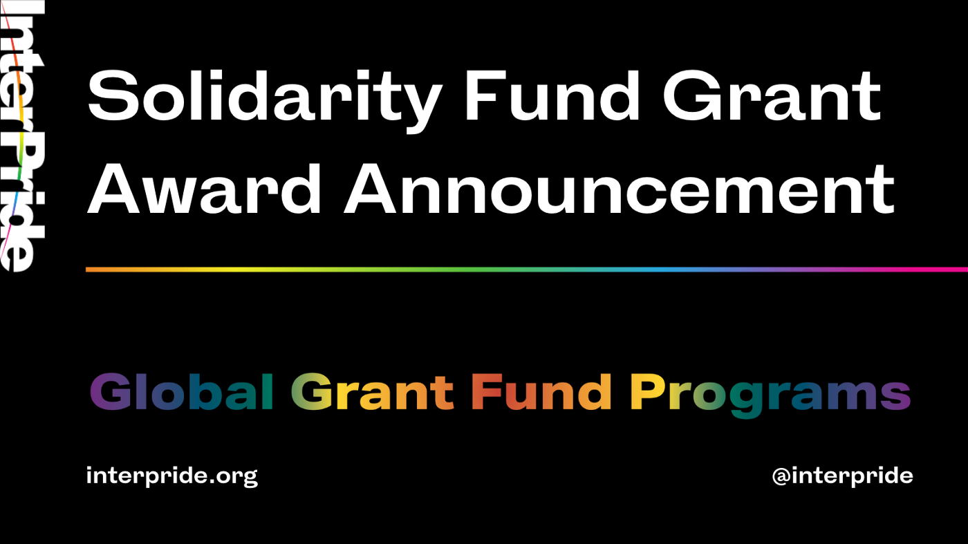 Savie Asbl reçoit une subvention de Fonds de solidarité de InerPride pour le deuxième trimestre de 2022